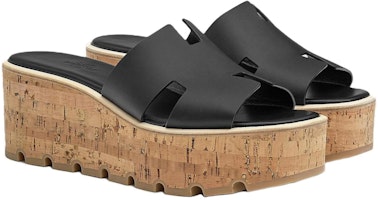 (W) HERMES Eze Sandal Kulit 'Open-Toe Comfort Hitam' H221026Z-02 Lookbook (W) HERMES Eze Sandal Kulit 'Open-Toe Comfort Hitam' H221026Z-02