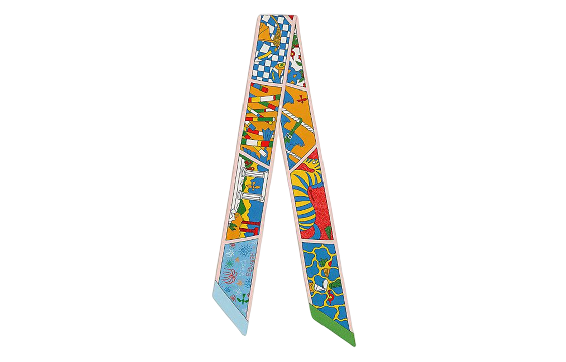 (Women) HERMES Factory Suite Twilly Scarf for Women. H063975S-03 圖 2