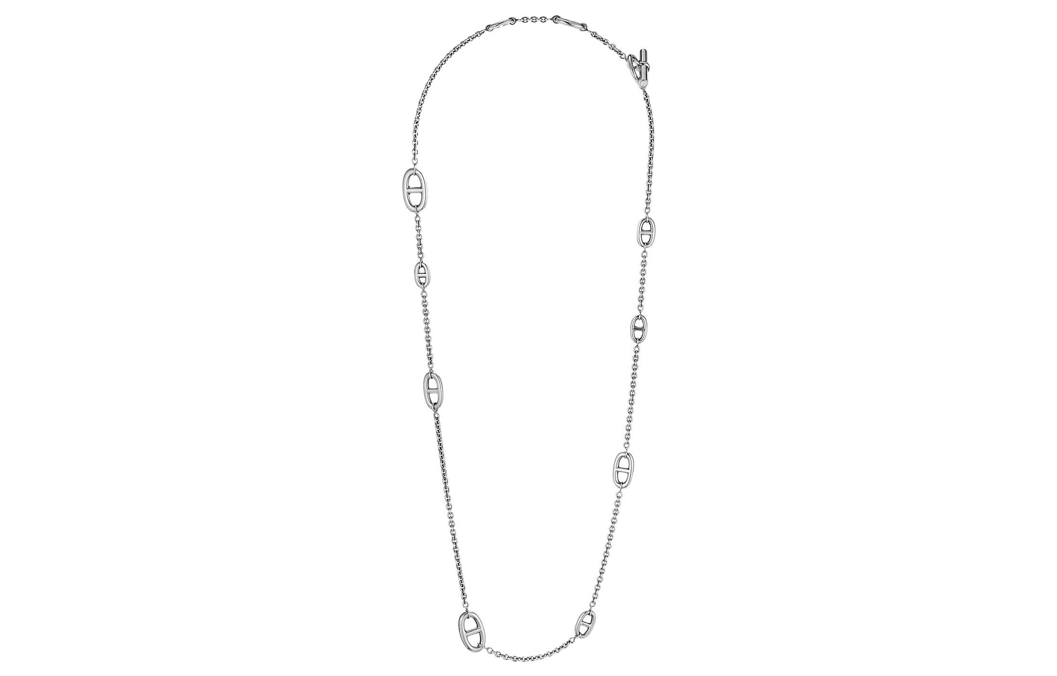 (Women) HERMES Farandole Long 925 Silver Necklace for Women H104570B-00 圖 3