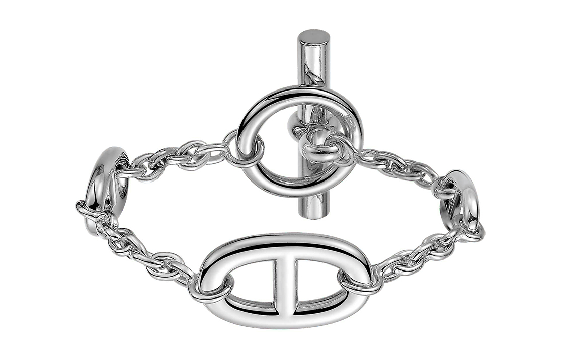 Order (Women) HERMES Farandole Silver Bracelet with Gift Bag H104567B-00