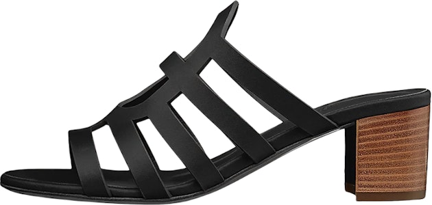 (W) Sandalias de Tacón Alto de Piel de Ternera HERMES 'Negro' H211007Z-02 Buy (W) Sandalias de Tacón Alto de Piel de Ternera HERMES 'Negro' H211007Z-02