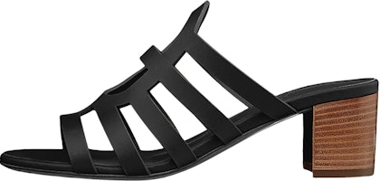 (Women) HERMES Fashion Calfskin High Heel Sandals 'Black' H211007Z-02 (Women) HERMES Fashion Calfskin High Heel Sandals 'Black' H211007Z-02