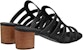 (W) Sandal Tumit Tinggi Kulit Anak Lembu HERMES 'Hitam' H211007Z-02
