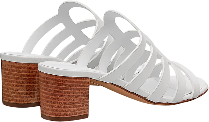 (W) Sandalias de Tacón Alto de Piel de Ternera HERMÈS 'Blancas' H211007Z-90 Purchase (W) Sandalias de Tacón Alto de Piel de Ternera HERMÈS 'Blancas' H211007Z-90