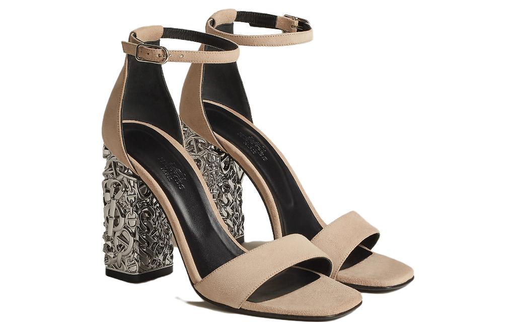 (W) HERMES Fashion Casual Slide Sandal 'Beige' 圖 2