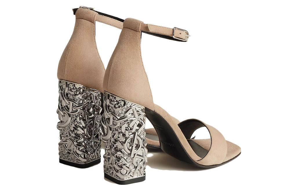 (W) HERMES Fashion Casual Slide Sandal 'Beige' 圖 3