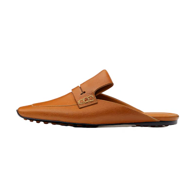 (W) HERMES Fashion Flat 'Brown'