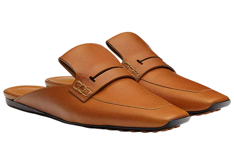 Shop (W) HERMES Fesyen Flat 'Coklat' H221038Z-1V