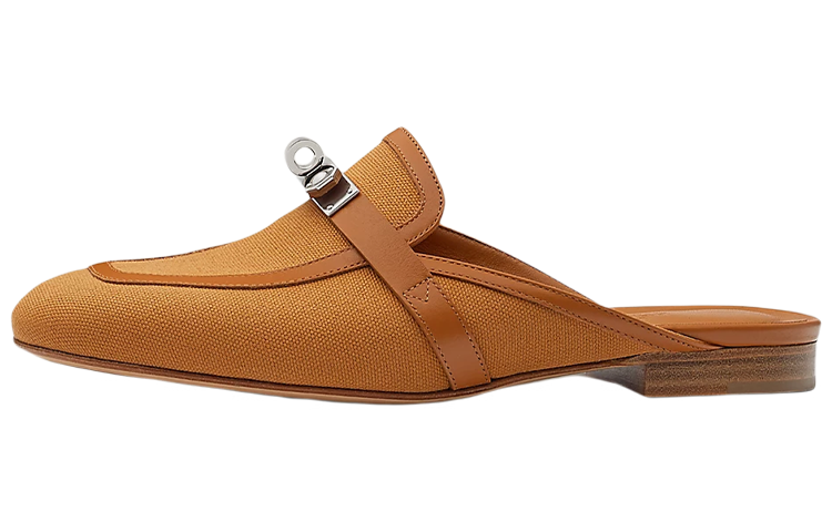 Buy (W) HERMES Fashion Flat 'Kulit Cokelat' H221085Z-B8