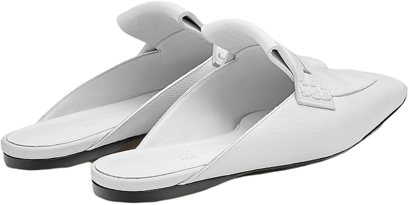 (W) HERMES Mode Platte Schoen ''Wit'' H221038Z-90 Shop (W) HERMES Mode Platte Schoen ''Wit'' H221038Z-90