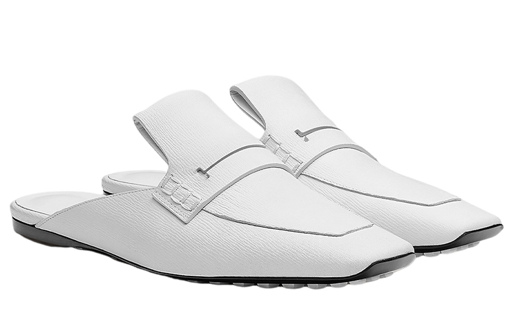 Purchase (W) HERMES Mode Platte Schoen ''Wit'' H221038Z-90