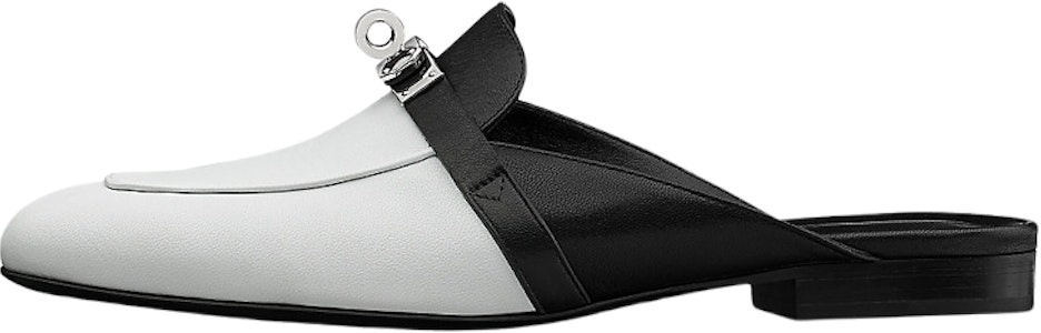 (W) HERMES Fesyen Kasut Kulit Rata 'Hitam Putih' H211247Z-90 Buy (W) HERMES Fesyen Kasut Kulit Rata 'Hitam Putih' H211247Z-90