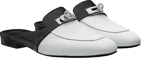 HERMES 愛馬仕 時尚皮革平底鞋 女款 黑白色 Order HERMES 愛馬仕 時尚皮革平底鞋 女款 黑白色