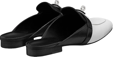 HERMES 愛馬仕 時尚皮革平底鞋 女款 黑白色 Lookbook HERMES 愛馬仕 時尚皮革平底鞋 女款 黑白色