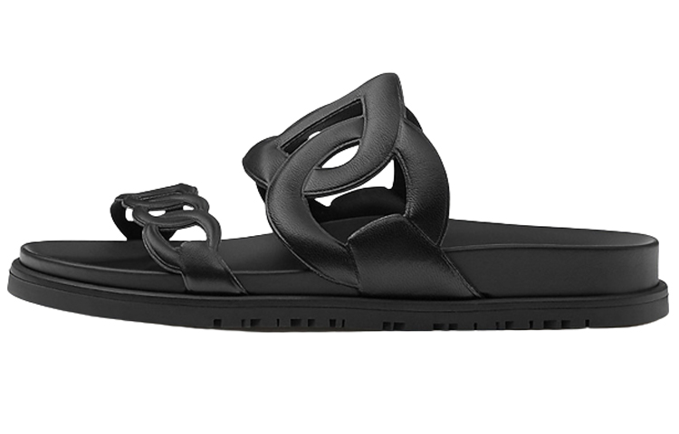(Women) HERMES Fashion Slide Sandal 'Black' H222302Z-02