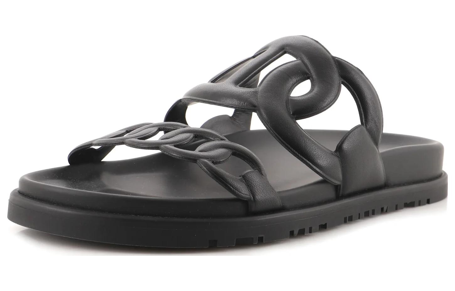 Order (Women) HERMES Fashion Slide Sandal 'Black' H222302Z-02