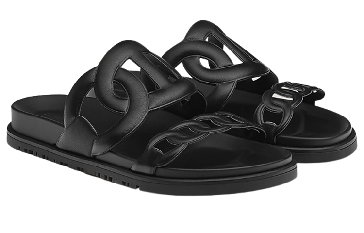 Lookbook (Women) HERMES Fashion Slide Sandal 'Black' H222302Z-02