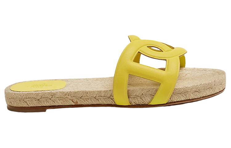 Order (W) HERMES Fashion Slip-On Hausschuhe ''Gelb'' H222151Z-71