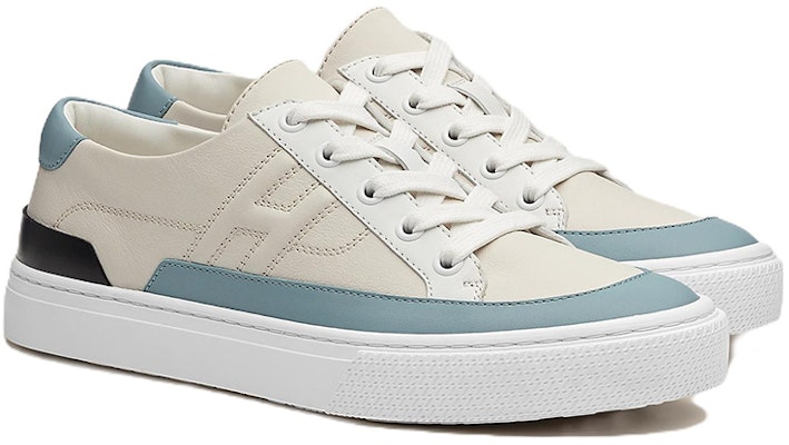 (W) Sneakers Fesyen HERMES 'Putih Biru Hitam' H212266Z-82 Lookbook (W) Sneakers Fesyen HERMES 'Putih Biru Hitam' H212266Z-82