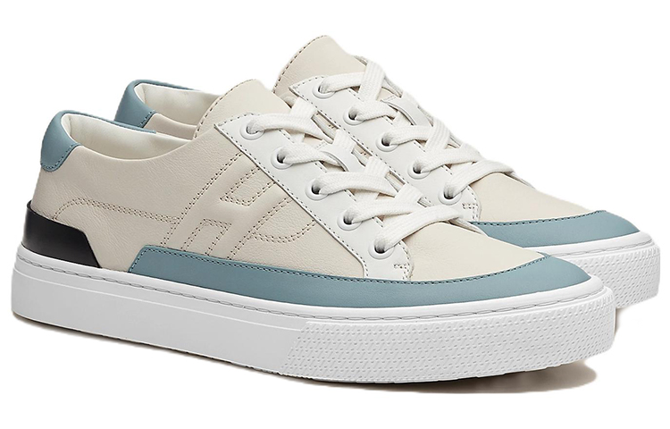 Lookbook (W) HERMES Fashion Sneakers ''Weiß Blau Schwarz'' H212266Z-82