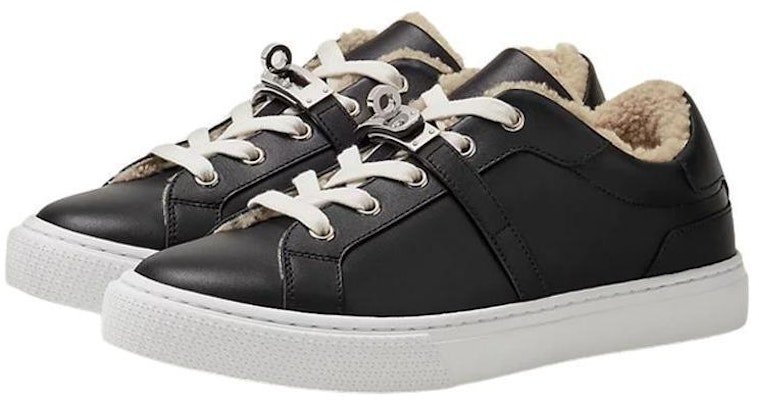 (Women) HERMES Fashion Strap Sneakers 'Black' H222284Z-02 Lookbook (Women) HERMES Fashion Strap Sneakers 'Black' H222284Z-02