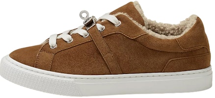(Women) HERMES Fashion Strap Sneakers 'Brown' H222180Z-E5 (Women) HERMES Fashion Strap Sneakers 'Brown' H222180Z-E5