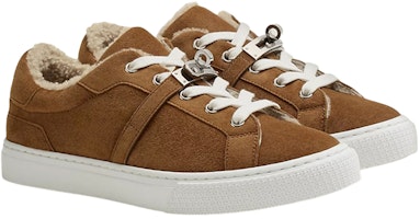 (W) Sneakers Tali Fesyen HERMES 'Coklat' H222180Z-E5 Lookbook (W) Sneakers Tali Fesyen HERMES 'Coklat' H222180Z-E5