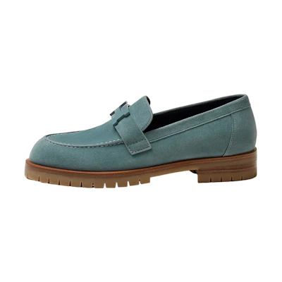 (W) HERMES Faubourg Loafer 'Blue'