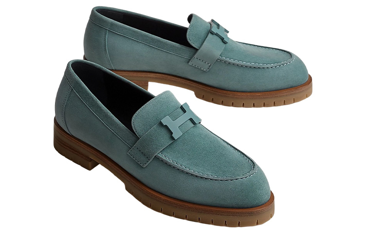 Lookbook (W) 에르메스 포브루 로퍼 '블루' H222056Z-6U