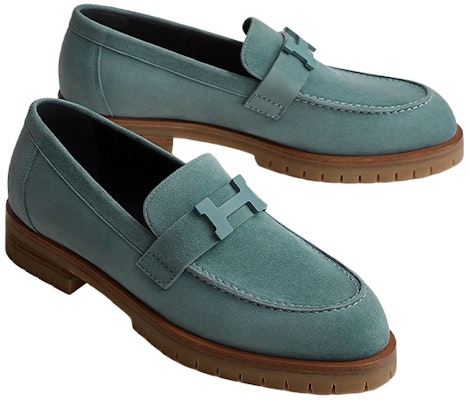 (W) 에르메스 포브루 로퍼 '블루' H222056Z-6U Lookbook (W) 에르메스 포브루 로퍼 '블루' H222056Z-6U