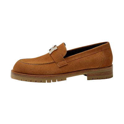 (W) HERMES Faubourg Loafer 'Brown'