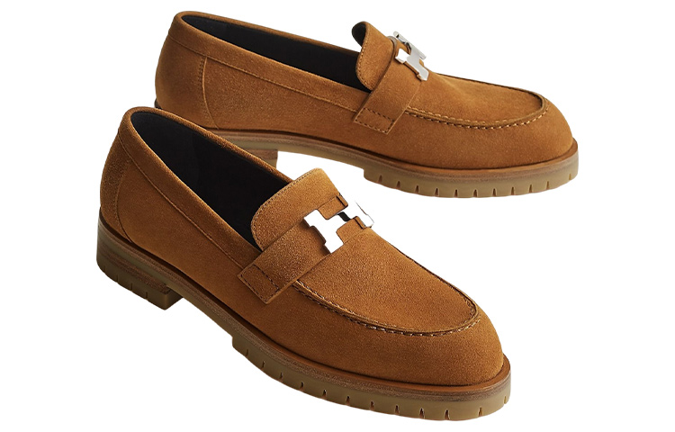 Lookbook HERMES 愛馬仕 Faubourg 樂福平底鞋 女款 棕色