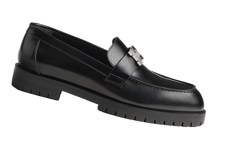 Lookbook (W) HERMES Mocasin Faubourg 'Negro Suave' H232137Z-02