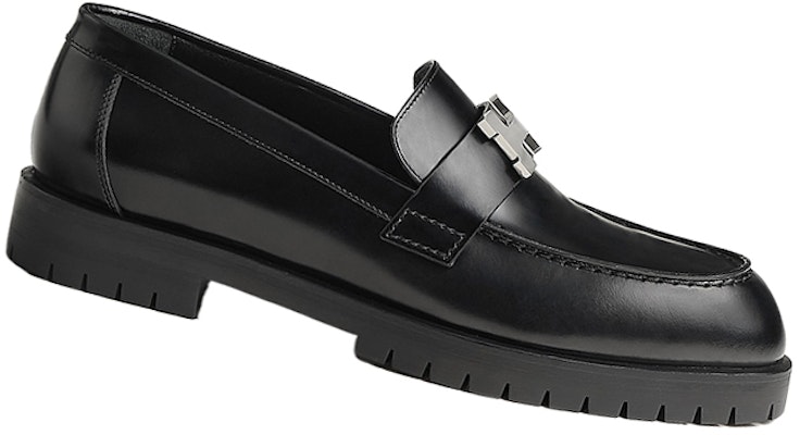 (W) HERMES Mocasin Faubourg 'Negro Suave' H232137Z-02 Lookbook (W) HERMES Mocasin Faubourg 'Negro Suave' H232137Z-02