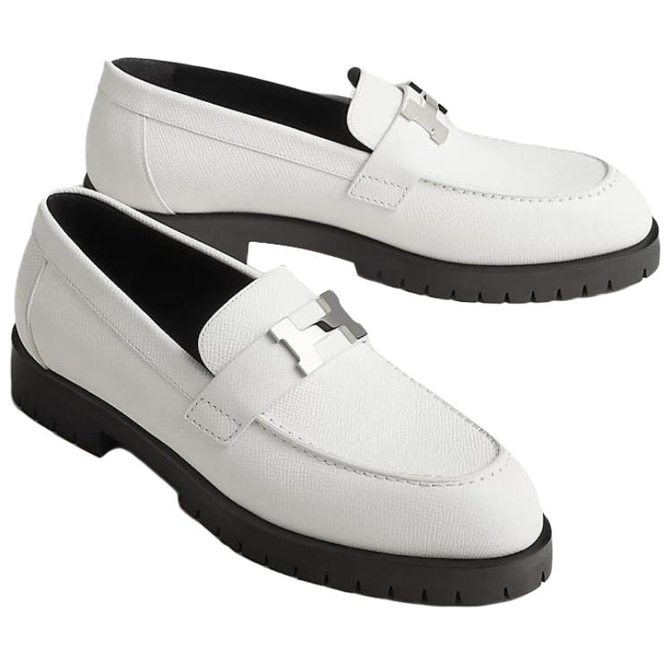 Shop (W) 에르메스 포부르 로퍼 (화이트 레더) H241019Z-90