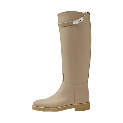 (W) HERMES Faustine Boot 'Beige'