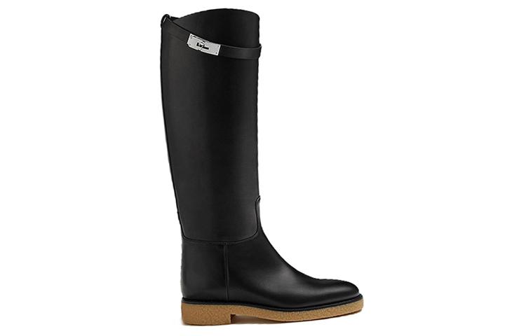 (W) HERMES Faustine Calfskin Boot 'Black Fashion' 圖 2
