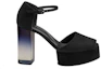 Order (W) HERMES Fever 70 Sandal ''Zwart Geitenleer'' H222010Z-02