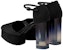 (W) HERMES Fever 70 Sandal 'Kulit Kambing Hitam' H222010Z-02