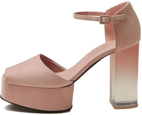 (Women) HERMES Fever Buckle Peep-Toe High Heels 'Rose Quartz' H222010Z-R0 Buy (Women) HERMES Fever Buckle Peep-Toe High Heels 'Rose Quartz' H222010Z-R0