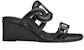 (Women) HERMES Figari 55 'Black Leather Mule Wedge' H222149Z-02