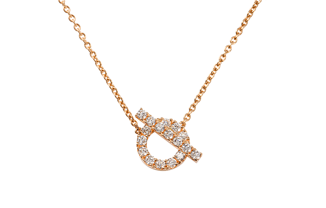 (Women) HERMES FINESSE Diamond Pendant Necklace for Women H219315B-00 圖 2