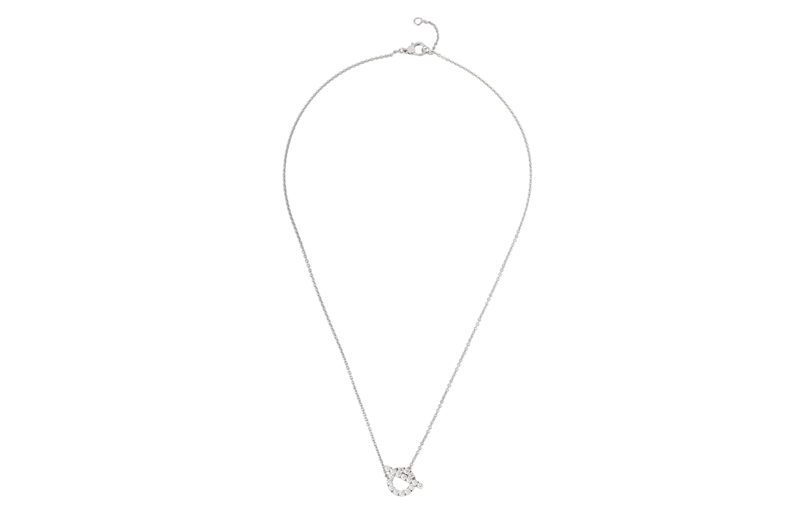 (Women) HERMES Finesse Platinum White Diamond Necklace for Women H219310B-00 圖 4