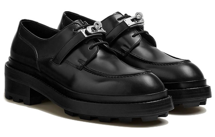 Order (W) HERMES Pertama 'Kulit Anak Laki Hitam Mengkilap' H222072Z-02