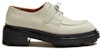 (W) HERMES Oxford Pertama 'Platform Kulit Putih' H222071Z-F8