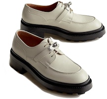 (W) 爱马仕首次牛津鞋“白色皮革厚底” H222071Z-F8 Purchase (W) 爱马仕首次牛津鞋“白色皮革厚底” H222071Z-F8