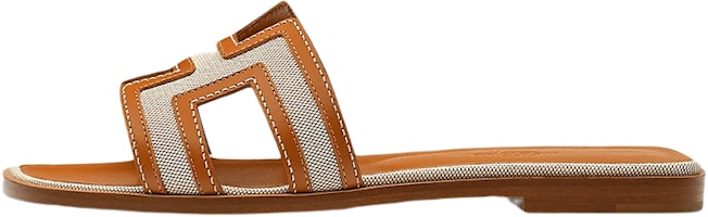 (Women) HERMES Flat Mule 'Brown Calfskin' H221106Z-79 (Women) HERMES Flat Mule 'Brown Calfskin' H221106Z-79