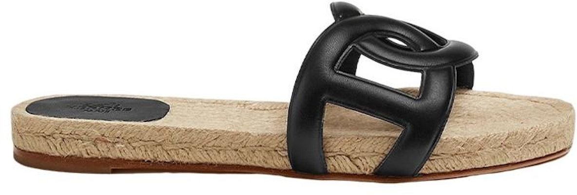 (Women) HERMES Flat Sandal 'Black Leather Fashion' H222151Z-02 Order (Women) HERMES Flat Sandal 'Black Leather Fashion' H222151Z-02
