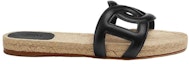 Order (W) Sandal Rata HERMES 'Fesyen Kulit Hitam' H222151Z-02