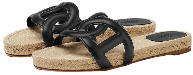 (W) Sandal Datar HERMES 'Kulit Hitam Fashion' H222151Z-02 Lookbook (W) Sandal Datar HERMES 'Kulit Hitam Fashion' H222151Z-02